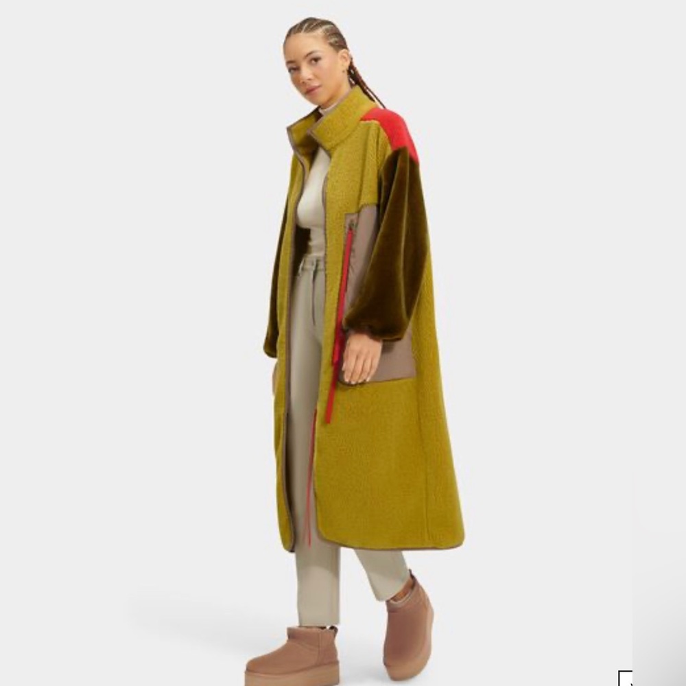 UGG Marlene Sherpa Jacket Long Coat - Bright & Fun & Cozy!!!